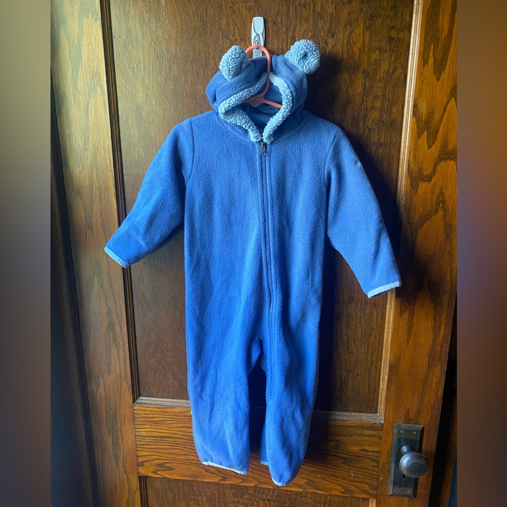 Columbia Bunting suit 12-18 months, fleece jumpsuit